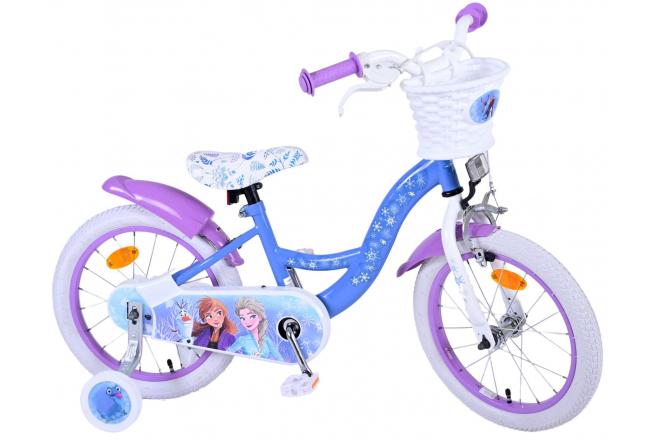 Disney Frozen 2 Kinderfiets - Meisjes - 16 inch - Blauw/Paars