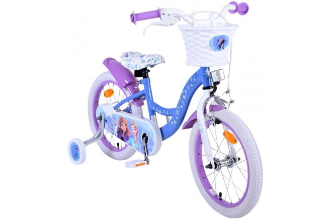 Disney Frozen 2 Kinderfiets - Meisjes - 16 inch - Blauw/Paars