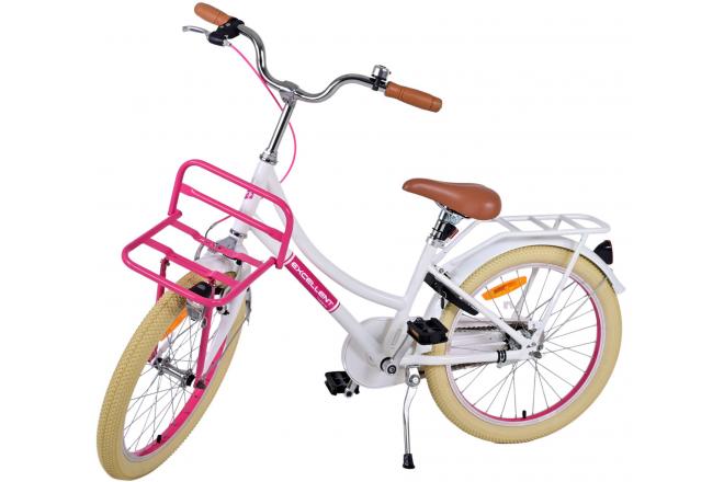 Volare Excellent Kinderfiets - Meisjes - 20 inch - Wit