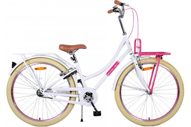 Volare Excellent Kinderfiets – Meisjes – 26 inch – Wit – Twee handremmen
