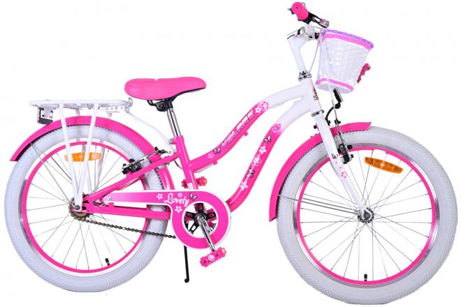 Volare Lovely Kinderfiets - Meisjes - 20 inch - Roze - Twee handremmen