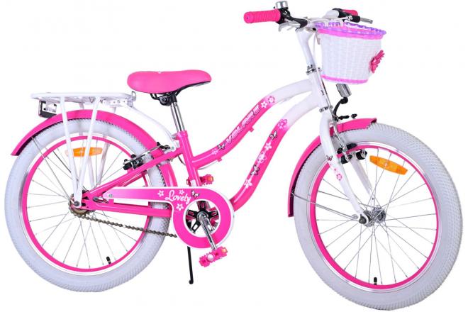 Volare Lovely Kinderfiets - Meisjes - 20 inch - Roze - Twee handremmen