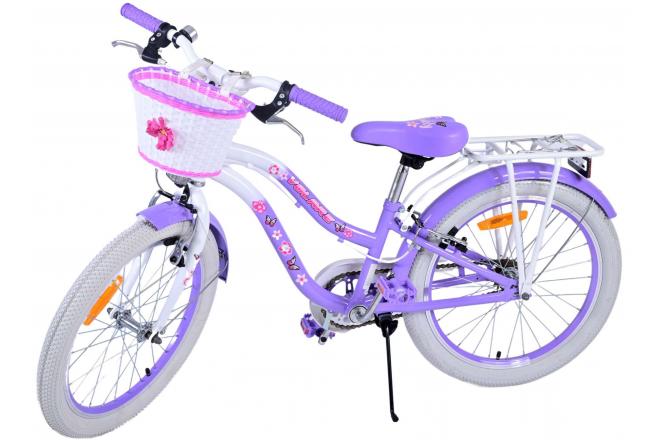 Volare Lovely Kinderfiets - Meisjes - 20 inch - Paars - Twee handremmen