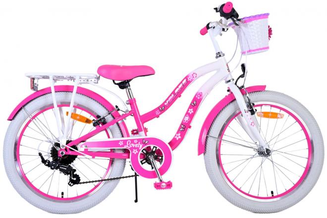 Volare Lovely Kinderfiets - Meisjes - 20 inch - Roze - 6 versnellingen