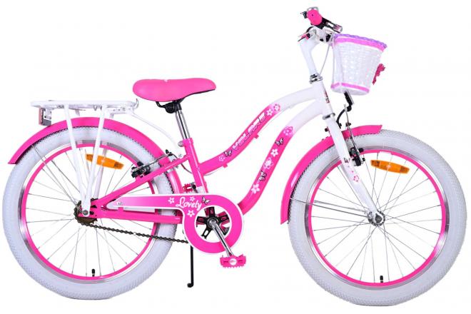 Volare Lovely Kinderfiets - Meisjes - 20 inch - Roze - Twee handremmen