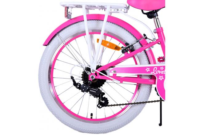 Volare Lovely Kinderfiets - Meisjes - 20 inch - Roze - 6 versnellingen