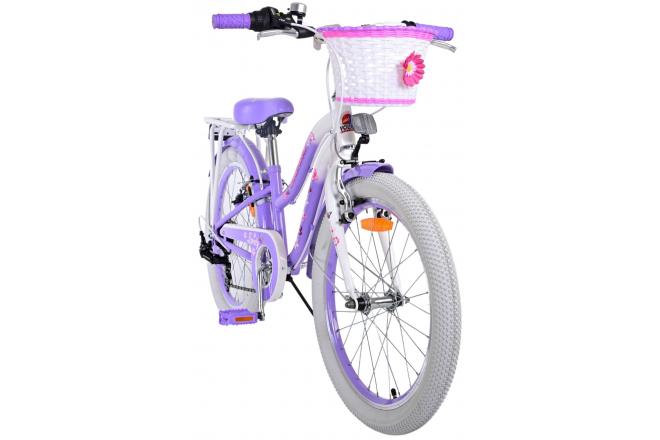 Volare Lovely Kinderfiets - Meisjes - 20 inch - Paars - 6 versnellingen