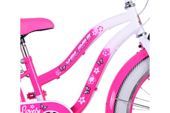 Volare Lovely Kinderfiets - Meisjes - 20 inch - Roze - 6 versnellingen