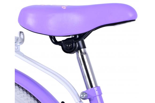 Volare Lovely Kinderfiets - Meisjes - 20 inch - Paars - Twee handremmen