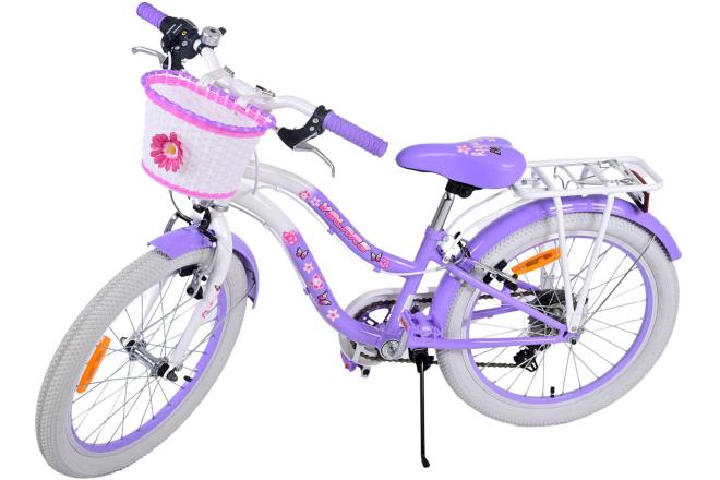 Volare Lovely Kinderfiets - Meisjes - 20 inch - Paars - 6 versnellingen