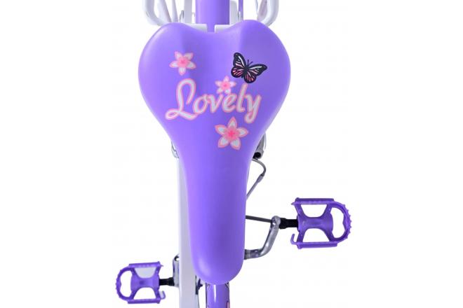 Volare Lovely Kinderfiets - Meisjes - 20 inch - Paars - Twee handremmen