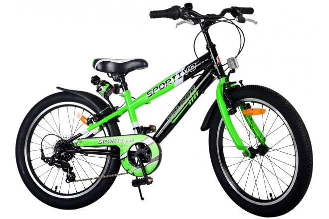 Volare Sportivo Kinderfiets - Jongens - 20 inch - Groen - 7 versnellingen