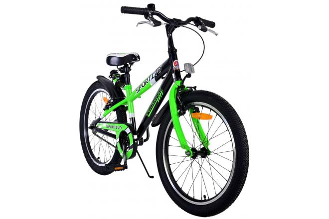 Volare Sportivo Kinderfiets - Jongens - 20 inch - Groen - Twee handremmen