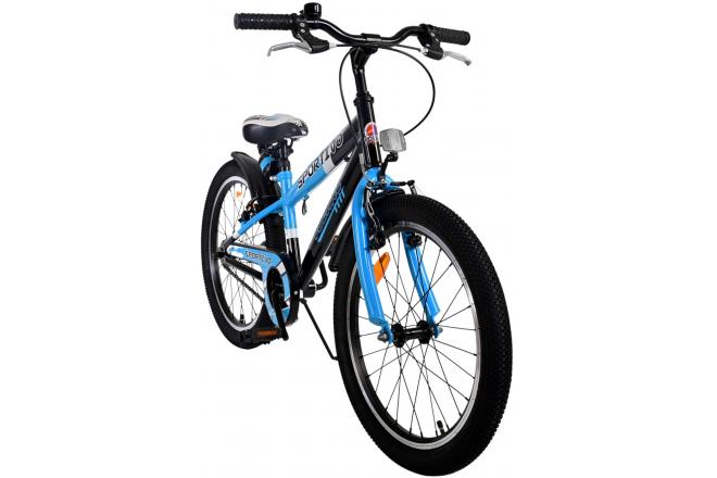 Volare Sportivo Kinderfiets - Jongens - 20 inch - Blauw - Twee handremmen