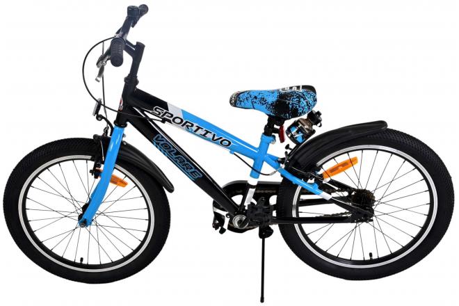 Volare Sportivo Kinderfiets - Jongens - 20 inch - Blauw - Twee handremmen