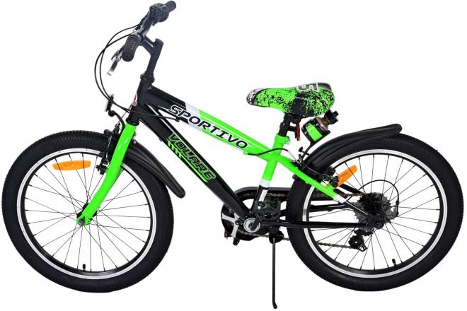 Volare Sportivo Kinderfiets - Jongens - 20 inch - Groen - 7 versnellingen