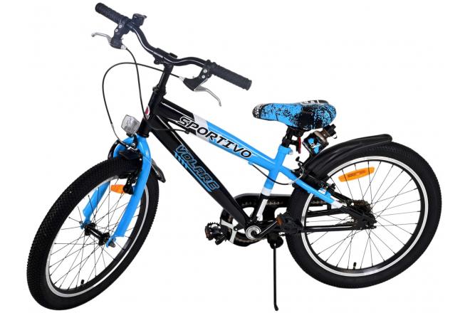 Volare Sportivo Kinderfiets - Jongens - 20 inch - Blauw - Twee handremmen