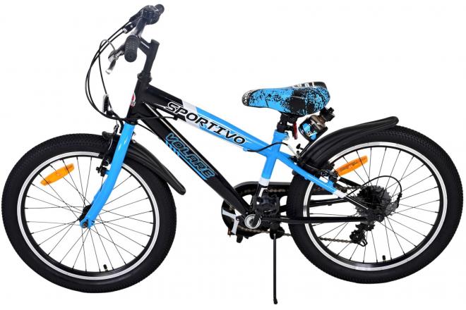 Volare Sportivo Kinderfiets - Jongens - 20 inch - Blauw - 7 versnellingen