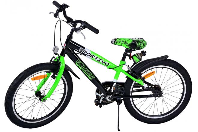 Volare Sportivo Kinderfiets - Jongens - 20 inch - Groen - Twee handremmen