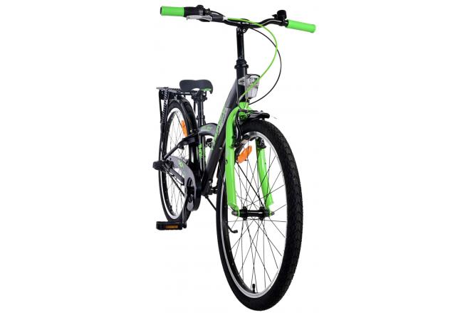 Volare Thombike Kinderfiets - Jongens - 24 inch - Groen Zwart - 3 versnellingen