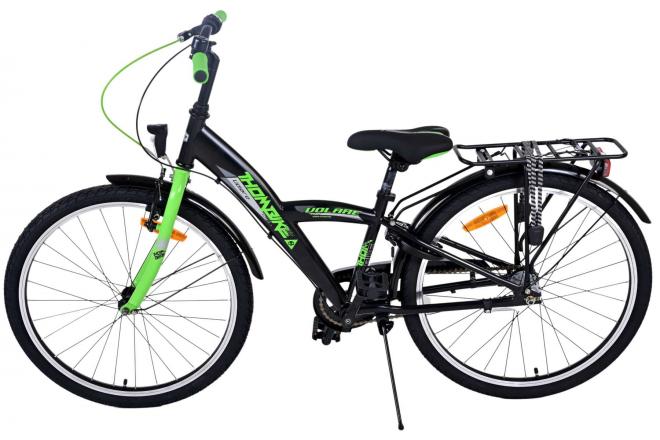 Volare Thombike Kinderfiets - Jongens - 24 inch - Groen Zwart - 3 versnellingen