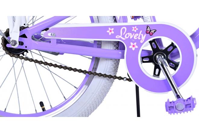 Volare Lovely Kinderfiets - Meisjes - 20 inch - Paars