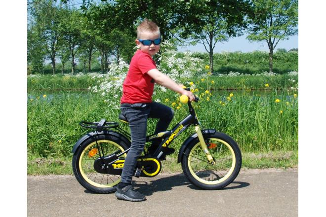 Volare Thombike Kinderfiets - Jongens - 16 inch - Zwart Geel