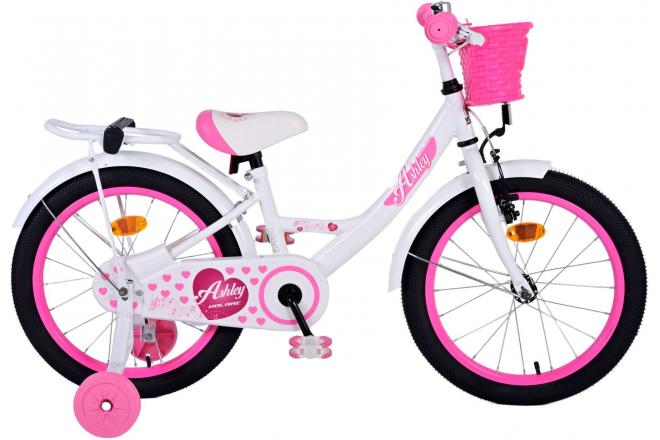 Volare Ashley Kinderfiets – Meisjes – 18 inch – Wit