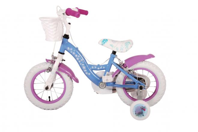 Disney Frozen 2 Kinderfiets - Meisjes - 12 inch - Blauw/Paars - Twee handremmen