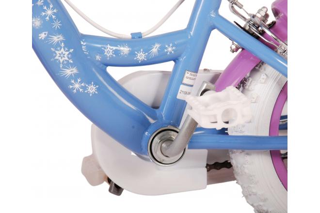 Disney Frozen 2 Kinderfiets - Meisjes - 12 inch - Blauw/Paars - Twee handremmen