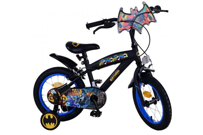 Batman Kinderfiets - Jongens - 14 inch - Zwart - Twee handremmen