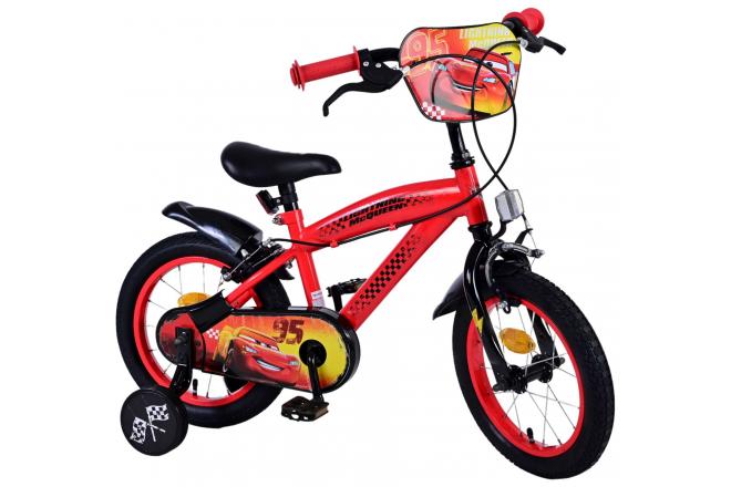 Disney Cars Kinderfiets - Jongens - 14 inch - Rood - 2 handremmen