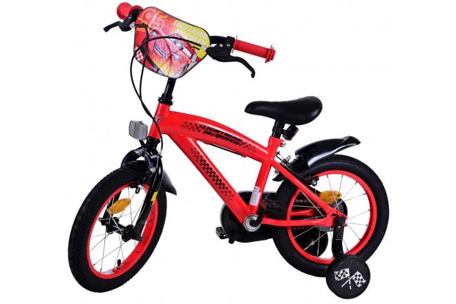 Disney Cars Kinderfiets - Jongens - 14 inch - Rood - 2 handremmen