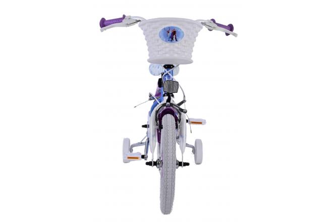 Disney Frozen 2 Kinderfiets - Meisjes - 12 inch - Blauw/Paars - Twee handremmen