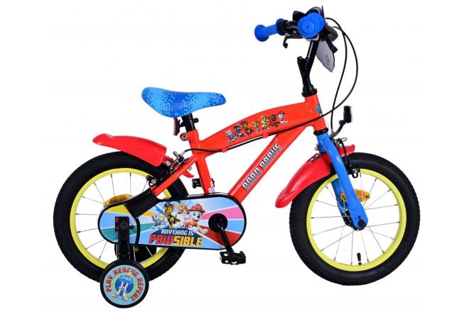 Paw Patrol Kinderfiets – Jongens – 14 inch – Twee handremmen