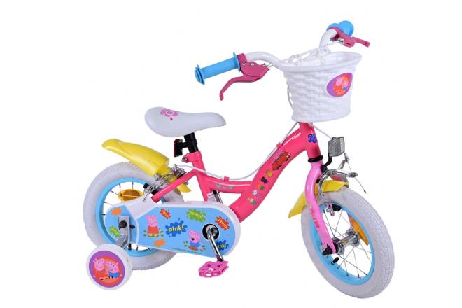 Peppa Pig Kinderfiets - Meisjes - 12 inch - Roze - Twee handremmen