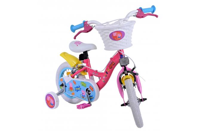 Peppa Pig Kinderfiets - Meisjes - 12 inch - Roze - Twee handremmen