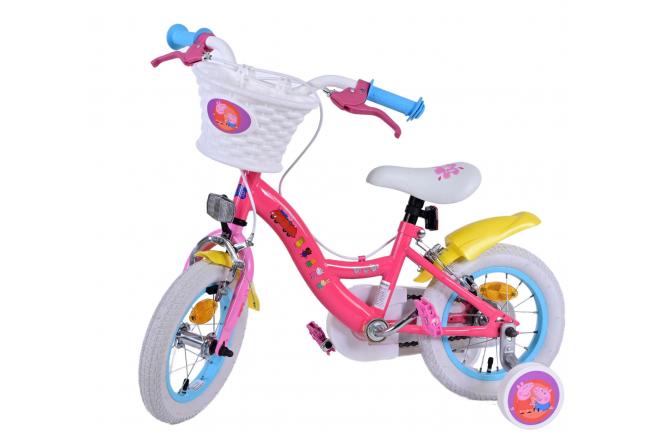 Peppa Pig Kinderfiets - Meisjes - 12 inch - Roze - Twee handremmen