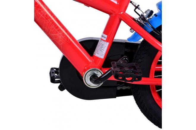 Ultimate Spider-Man Kinderfiets - Jongens - 12 inch - Blauw/Rood - Twee handremmen