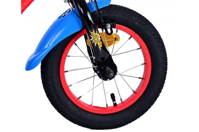 Ultimate Spider-Man Kinderfiets - Jongens - 12 inch - Blauw/Rood - Twee handremmen