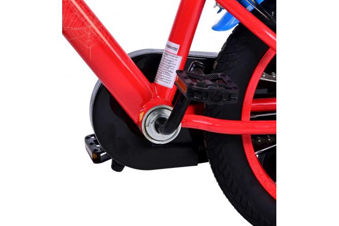 Ultimate Spider-Man Kinderfiets - Jongens - 14 inch - Blauw/Rood - Twee handremmen