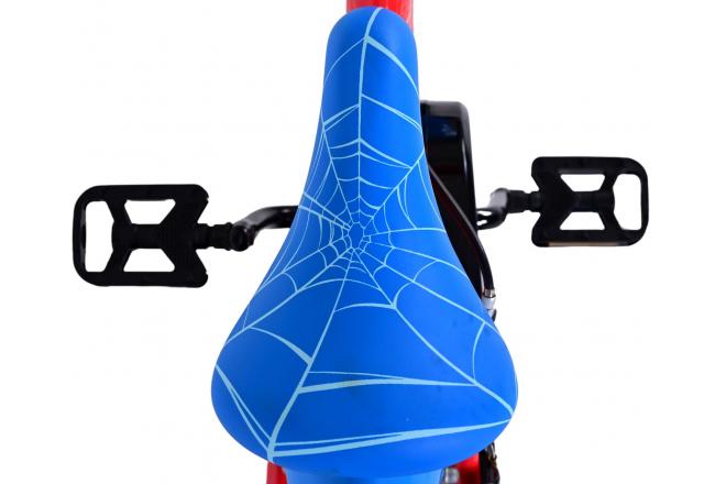 Ultimate Spider-Man Kinderfiets - Jongens - 14 inch - Blauw/Rood - Twee handremmen