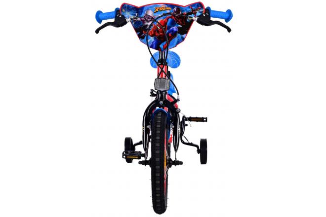 Ultimate Spider-Man Kinderfiets - Jongens - 14 inch - Blauw/Rood - Twee handremmen