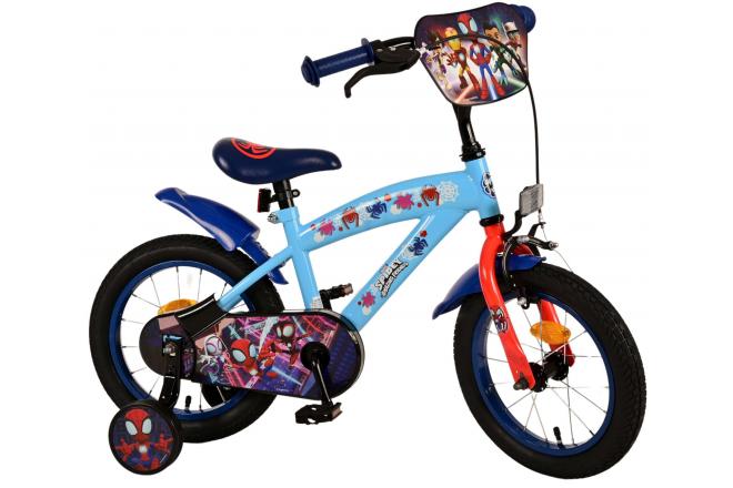 Spidey Kinderfiets - Jongens - 14 inch - Blauw