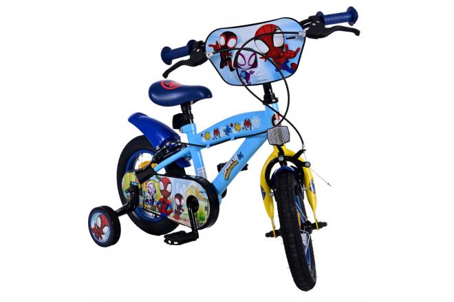 Spidey Kinderfiets - Jongens - 12 inch - Blauw - Twee handremmen