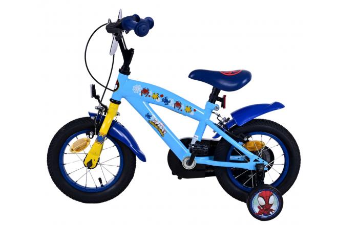 Spidey Kinderfiets - Jongens - 12 inch - Blauw - Twee handremmen