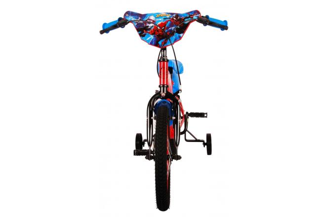 Ultimate Spider-Man Kinderfiets - Jongens - 16 inch - Blauw/Rood - Twee handremmen