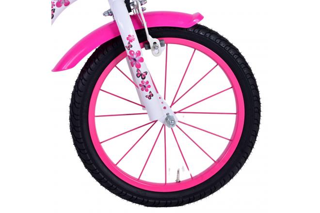 Volare Lovely Kinderfiets - Meisjes - 16 inch - Roze Wit