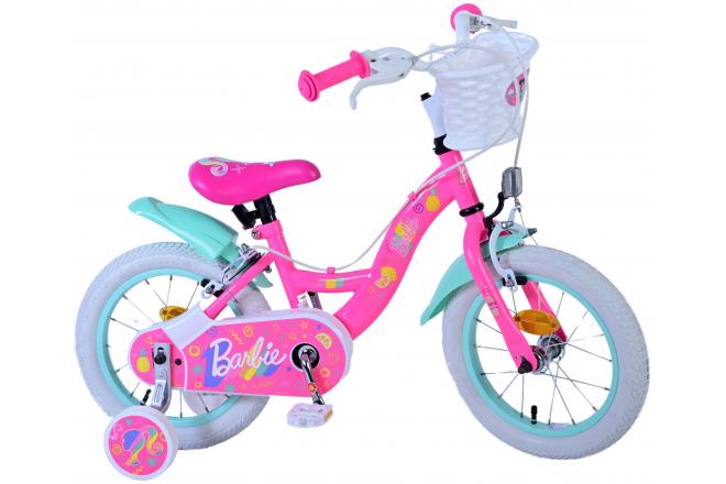 Barbie Kinderfiets - Meisjes - 14 inch - Roze - Twee handremmen