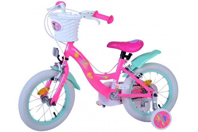 Barbie Kinderfiets - Meisjes - 14 inch - Roze - Twee handremmen